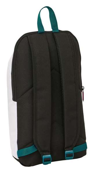 Safta Mini Mochila Real Madrid 26/27 con Cremallera Vertical