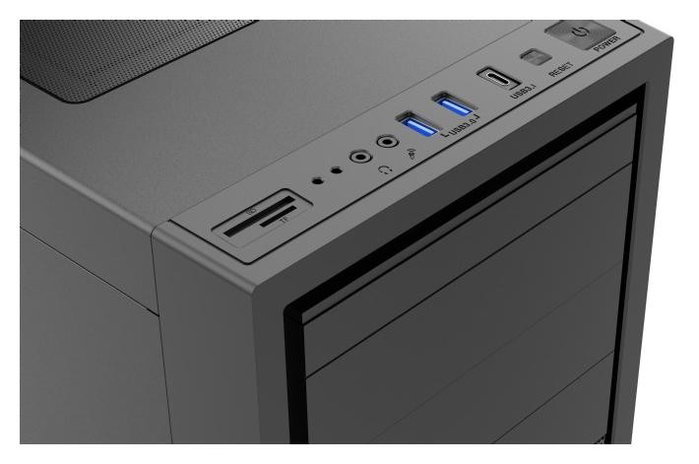Gembird Fornax K500 Midi Tower Negra Gembird Fornax K500 Midi Tower Negra