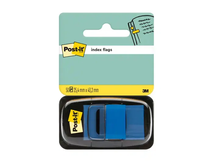 Post-it Banderitas Index 680-2 Azul