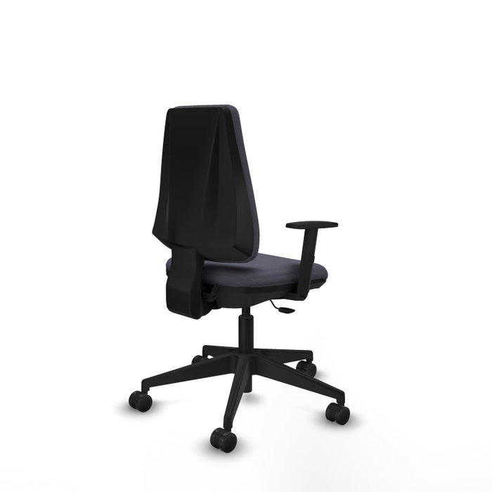PIQUERAS Y CRESPO Silla de oficina Elche Gris oscuro con Brazos 1D PIQUERAS Y CRESPO Silla de oficina Elche Gris oscuro con Brazos 1D