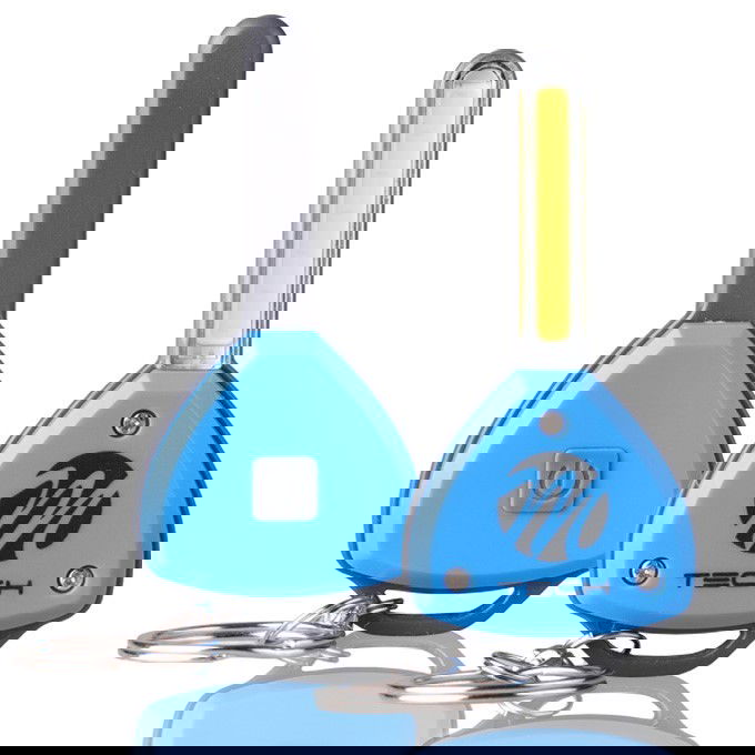 M-Tech Llavero Linterna IL01 COB LED 0.5W, 3 Modos de Luz, Resistente, Azul