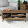 Hanah Home Mesa de Centro Nogal 105 cm Ancho x 38.2 cm Alto x 60 cm Profundo