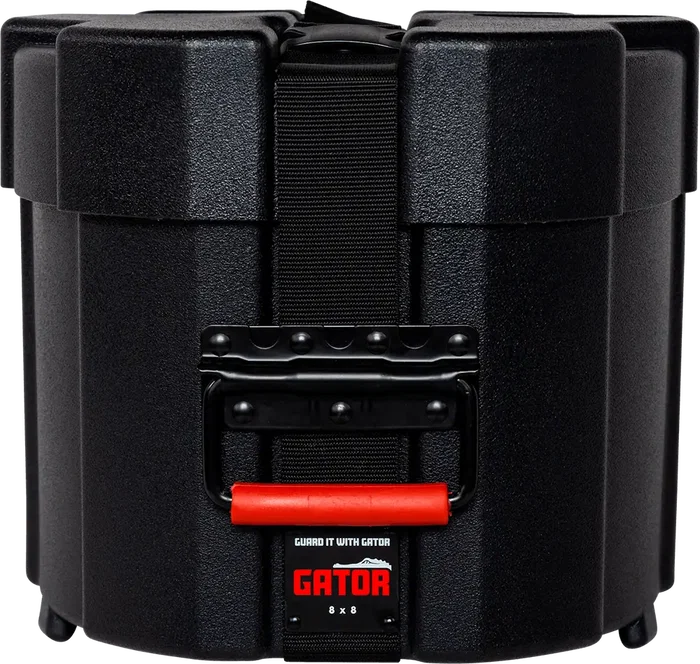 Gator Estuche para Tom 08" X 08", Plástico Moldeado Terciopelo Interior Gator Estuche para Tom 08" X 08", Plástico Moldeado Terciopelo Interior