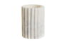 DKD Home Decor Vaso Chic Blanco Mármol 8 x 10 x 8 cm (4 Unidades)