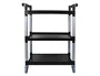 Q-connect Carro de Servicio Multifuncional con 3 Estantes de Polipropileno 830x420x970 mm