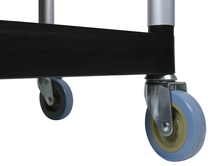 Q-connect Carro de Servicio Multifuncional con 3 Estantes de Polipropileno 830x420x970 mm