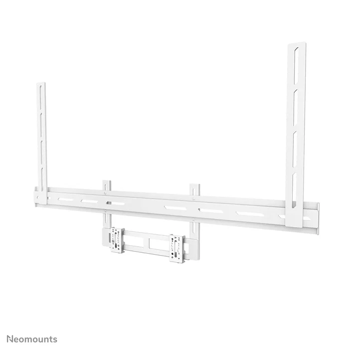Neomounts AV2-500WH Soporte Universal para Videobarra y TV para Pantallas de 43" a 110", Blanco, Acero, Compatible con Logitech Rally, Bose VB1, Poly Studio, Jabra, Yealink