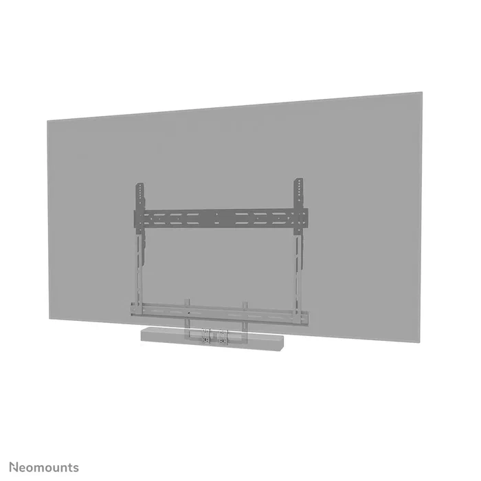 Neomounts AV2-500WH Soporte Universal para Videobarra y TV para Pantallas de 43" a 110", Blanco, Acero, Compatible con Logitech Rally, Bose VB1, Poly Studio, Jabra, Yealink