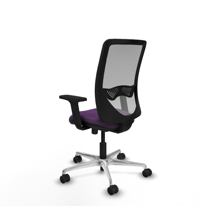 PIQUERAS Y CRESPO Silla de oficina Zulema con mecanismo Sincro, Morado y Gris PIQUERAS Y CRESPO Silla de oficina Zulema con mecanismo Sincro, Morado y Gris