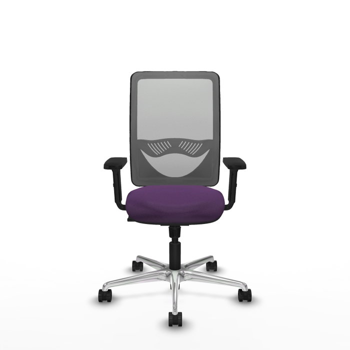 PIQUERAS Y CRESPO Silla de oficina Zulema con mecanismo Sincro, Morado y Gris PIQUERAS Y CRESPO Silla de oficina Zulema con mecanismo Sincro, Morado y Gris