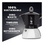 Bialetti Moka 4TZ Induction negra, 4 tazas