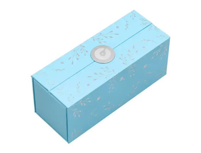 Belius Boligrafo Bella Aluminio Azul Celeste Diseño Plateado Relieve Tinta Azul Caja de Diseño