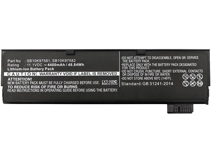 CoreParts Batería para Portátil Lenovo 47.52Wh 10.8V 4400mAh CoreParts Batería para Portátil Lenovo 47.52Wh 10.8V 4400mAh