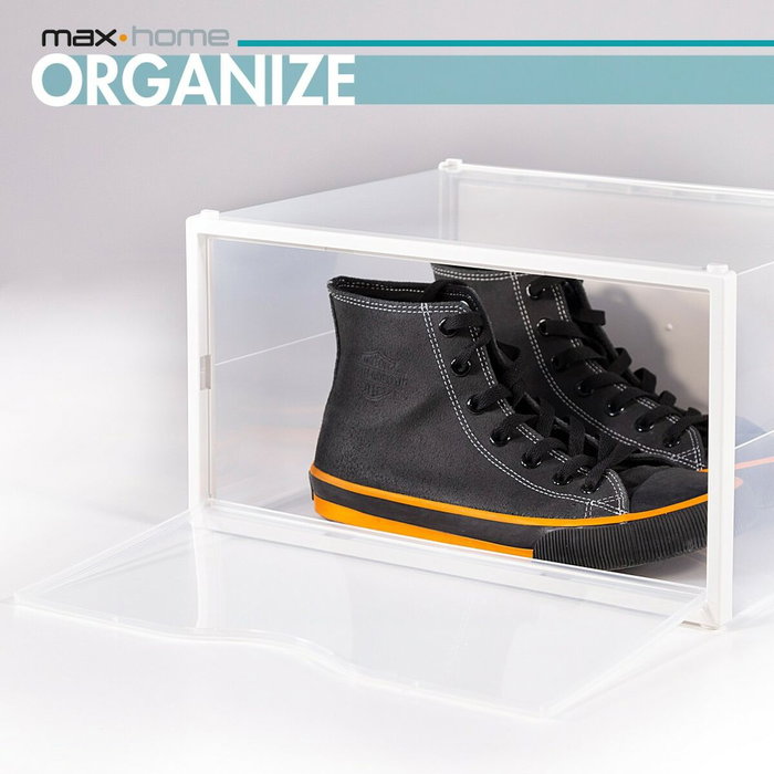 Color Baby Max Home-Pk 6 Cajas Zapatos Apilable 35X27X18,5Cm Color Baby Max Home-Pk 6 Cajas Zapatos Apilable 35X27X18,5Cm