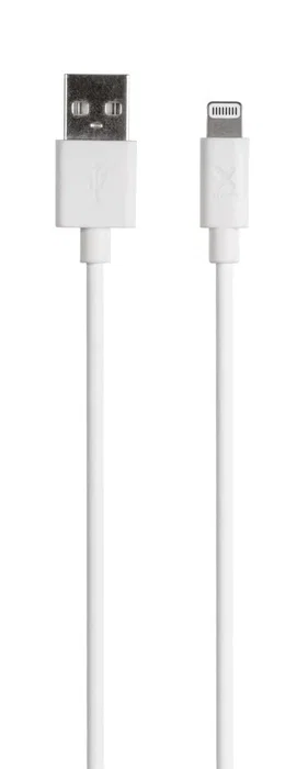 Xtorm CE002 Cable Lightning, Cable USB A a Lightning 1m Blanco, Cable de Carga y Sincronización para iPhone
