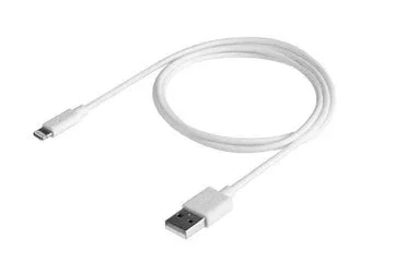 Xtorm CE002 Cable Lightning, Cable USB A a Lightning 1m Blanco, Cable de Carga y Sincronización para iPhone