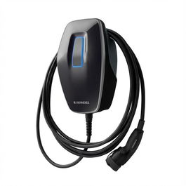 Mennekes AMTRON 4You 110 Wallbox C2 11kW - Cargador de Pared para Coche Eléctrico, 400 V 3 Fases, Negro Midnight