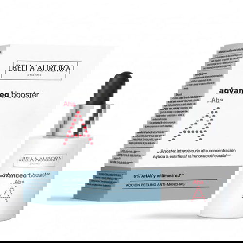 Bella Aurora Advanced Booster AHA Sérum Facial Despigmentante y Exfoliante con Ácidos, 30 mL Bella Aurora Advanced Booster AHA Sérum Facial Despigmentante y Exfoliante con Ácidos, 30 mL