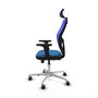 PIQUERAS Y CRESPO Silla de oficina Jorquera Azul con mecanismo Sincro/Traslack