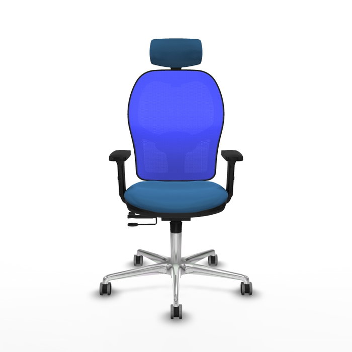 PIQUERAS Y CRESPO Silla de oficina Jorquera Azul con mecanismo Sincro/Traslack PIQUERAS Y CRESPO Silla de oficina Jorquera Azul con mecanismo Sincro/Traslack