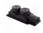 PAWBOL Tomacorriente Schuko 2x 16A Negro