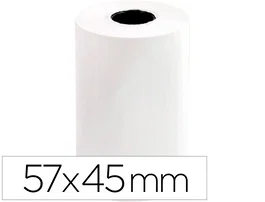 Q-connect Rollo de Papel Térmico para Sumadora 57x45 mm 58 gr Sin Bisfenol A