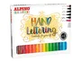 Alpino Set Metallic Lettering Color Experience con 12 Rotuladores Doble Punta y Bloc