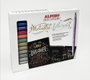 Alpino Set Metallic Lettering Color Experience con 12 Rotuladores Doble Punta y Bloc