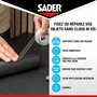 Sader AAAVH54998 Adhesivo Extra Fuerte de Doble Cara Transparente para Fijación sin Taladrar, Removible y Reutilizable, Rollo de 1,5 m x 19 mm