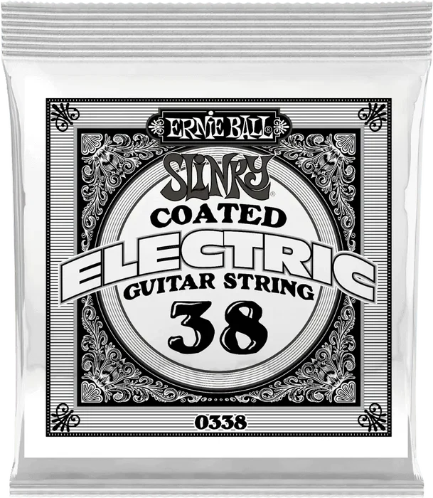 Ernie Ball Cuerda Eléctrica Slinky RPS Coated Titanium Entorchada 038 (Set de 6) (Set de 6)