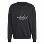 Sudadera sin Capucha Hombre Adidas Brand Love French Terry Negro