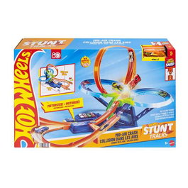 Hot Wheels Pista Multi Crash Set de Refuerzo Motorizado y Coche - JFD12 / MATJFD12