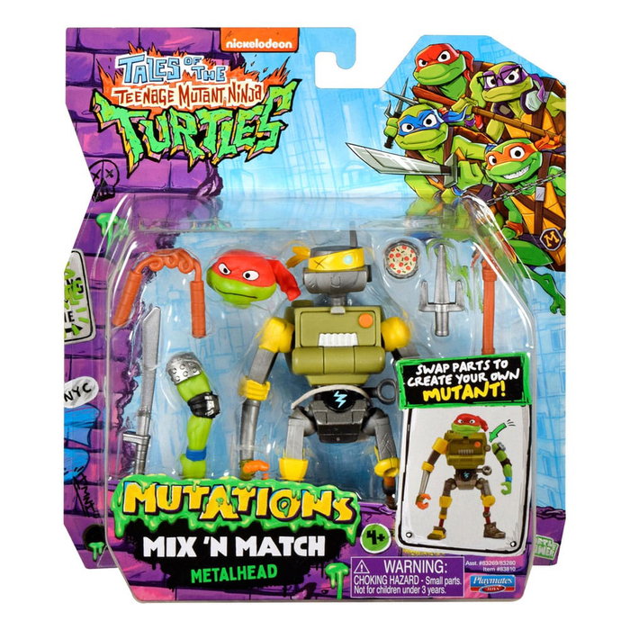 Tales of the Teenage Mutant Ninja Turtles Mix 'n Match Figura Metalhead 12 cm Tales of the Teenage Mutant Ninja Turtles Mix 'n Match Figura Metalhead 12 cm