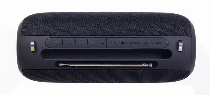 Gembird SPK-BT-17 Altavoz Portátil Bluetooth Stereo 5W Negro con Radio FM, Micrófono, Entrada USB/AUX/MicroSD, Batería 1200 mAh