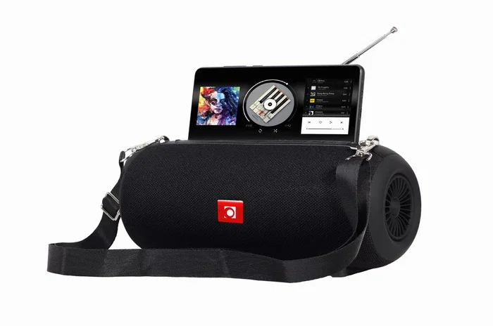 Gembird SPK-BT-17 Altavoz Portátil Bluetooth Stereo 5W Negro con Radio FM, Micrófono, Entrada USB/AUX/MicroSD, Batería 1200 mAh
