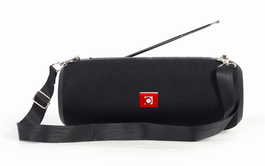 Gembird Altavoz portátil Bluetooth SPK-BT-17 Radio FM, micrófono integrado, Negro, USB, AUX, MicroSD
