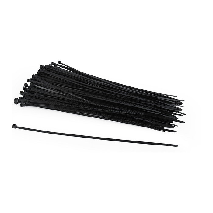 Gembird Bridas de Nylon 250 x 3,6 mm, Negras, 100 unidades