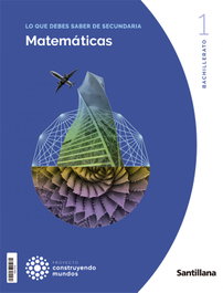 SANTILLANA, MATEMATICAS 1ºBACH.C.SOCIALES (CONSTRUYENDO MUNDOS) - SANTILLANA