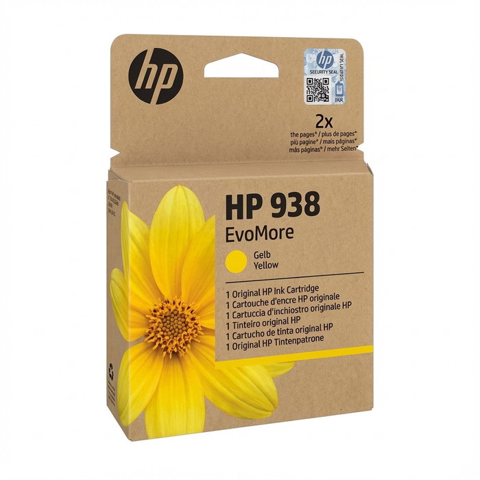 HP Cartucho de Tinta 938 Amarillo 4S6X7PE