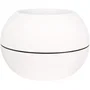 Riviera RIV3580798142023 Jardinera Redonda Plástico Blanco Diámetro 40 cm