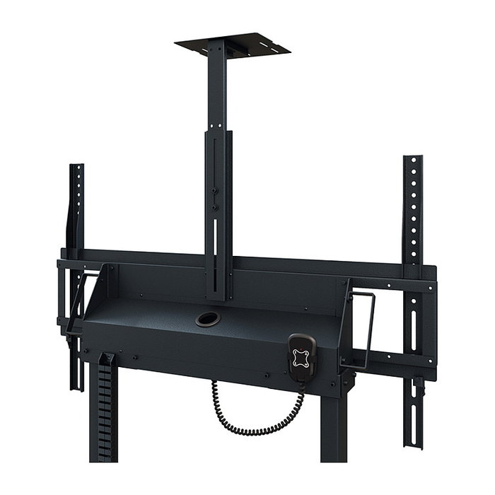 HAGOR HP Twin Lift M-B 55-86 Soporte Elevador de TV Eléctrico, Pantalla 55 a 86 Pulgadas, 120 kg, Negro