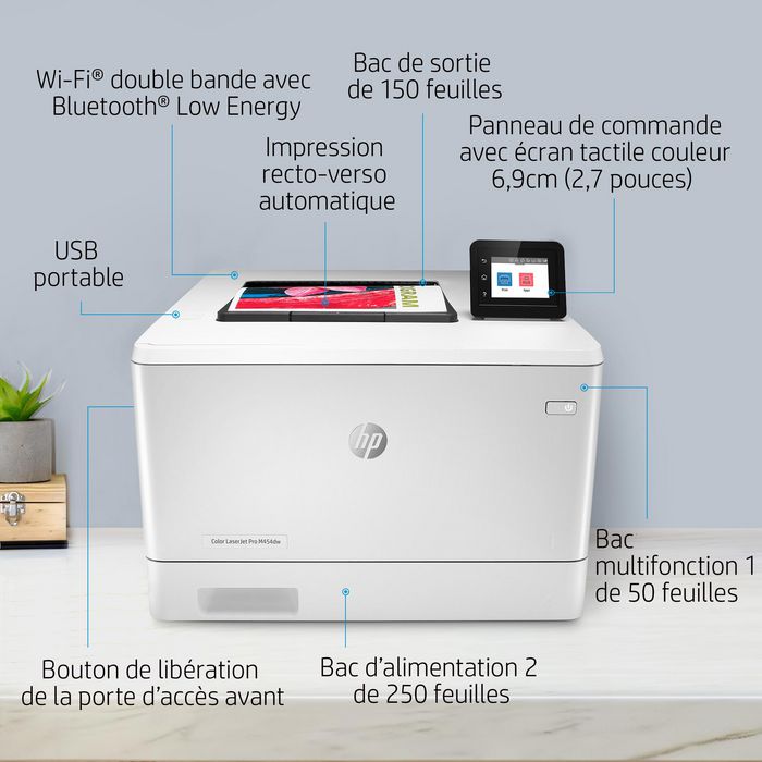 HP Color LaserJet Pro M454dw Impresora Laser Color