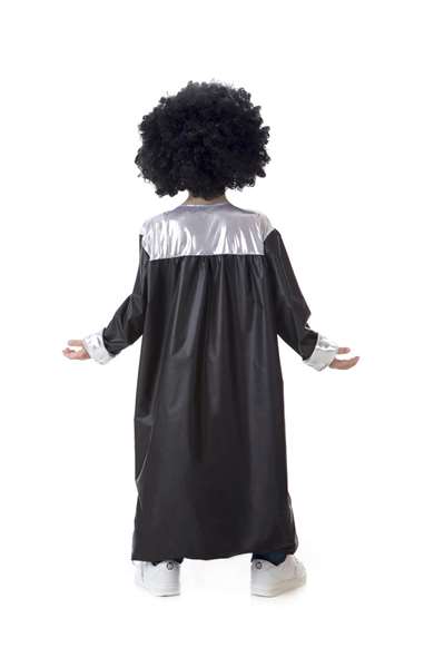 Creaciones Llopis Disfraz Infantil Gospel Plata Negro Talla 3-5 Años