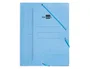 Liderpapel Carpeta Tres Solapas Cartón Pintado Cuarto Color Azul 185x10x235mm