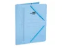 Liderpapel Carpeta Tres Solapas Cartón Pintado Cuarto Color Azul 185x10x235mm