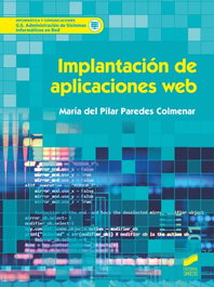 IMPLANTACIÓN DE APLICACIONES WEB 2019, María del Pilar Paredes Colmenar - SINTESIS EDITORIAL