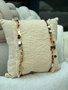 Aberto Design KET009 Funda de Cojín Beige 43x43 cm 85% Algodón 15% Poliéster