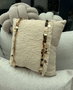 Aberto Design KET009 Funda de Cojín Beige 43x43 cm 85% Algodón 15% Poliéster
