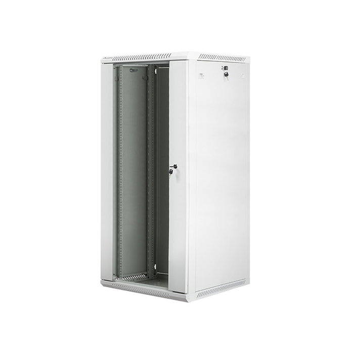 LANBERG Lanberg WF01-6627-10S armario rack de pared 27U Blanco
