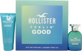 Hollister Feelin' Good For Him Gift Set 50ml EDT + 100ml Shower Gel